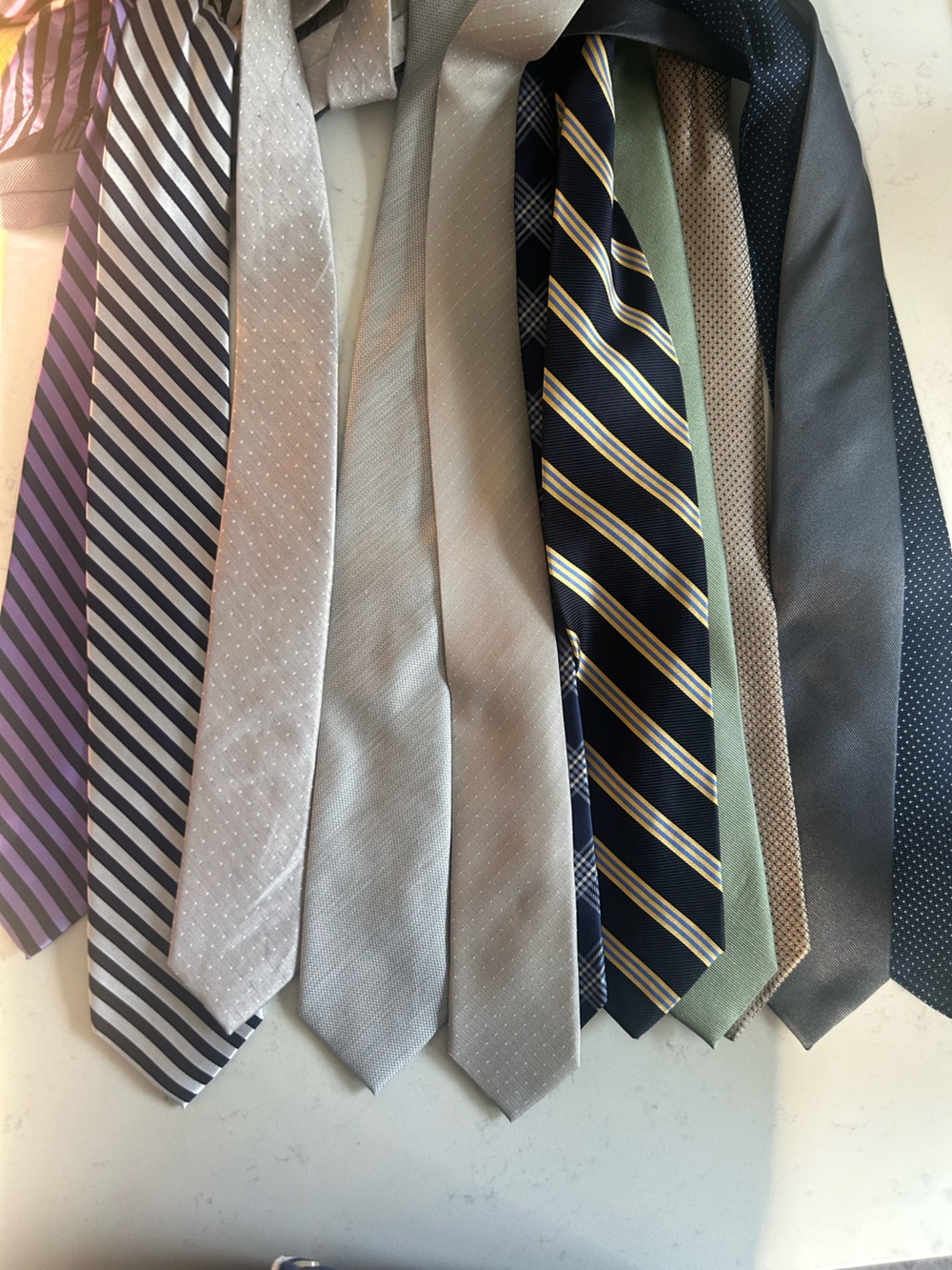 Bundle of 11 men’s ties- banana Republic & J Crew brooks brothers